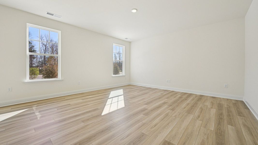 Representative furnished interior of a home built from the Wagener by DRB Homes in Station Pointe, Angier (Image 6).