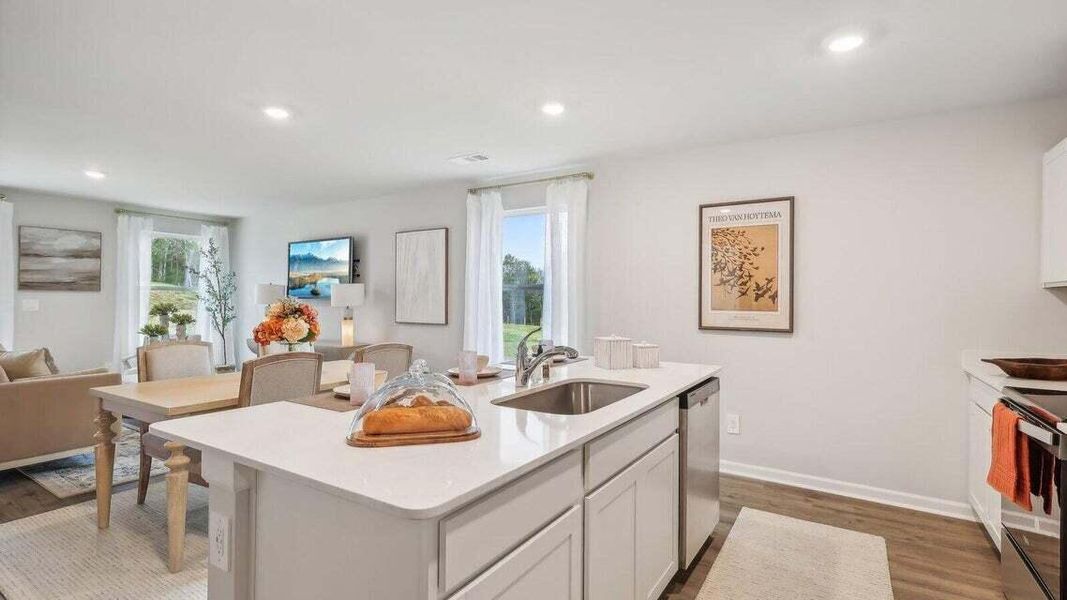 Furnished interior view inside a new home in Settlement at Salamander, North Charleston (Image 10).