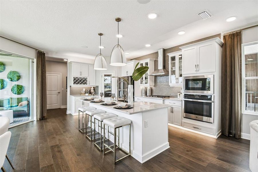 Furnished interior view inside a new home in Lake Star at Ovation, Winter Garden (Image 16).