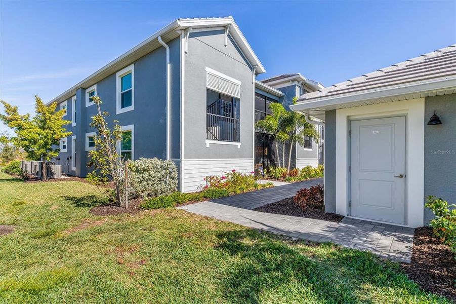 Exterior details and patio area of a home in , Venice (Image 23). Exterior details and patio area of a home in , Venice (Image 23).