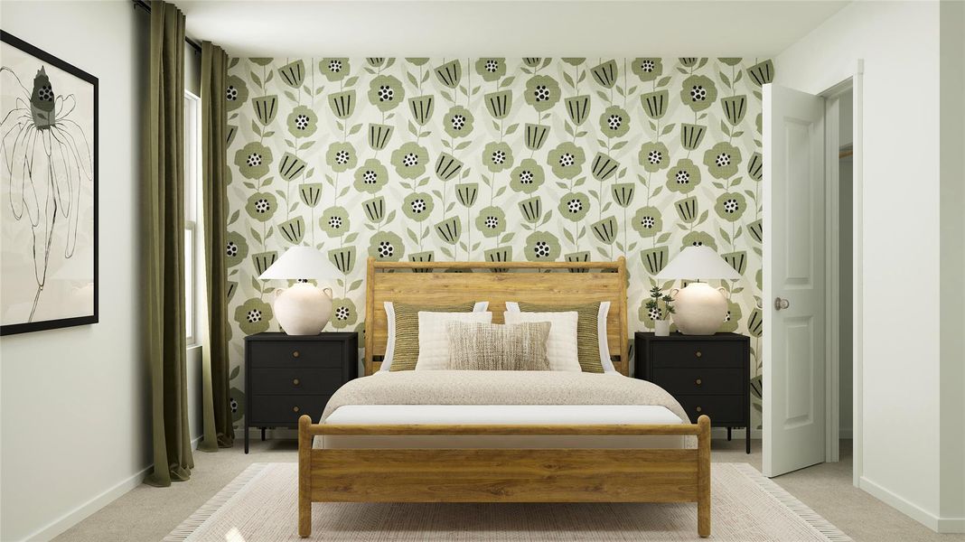 Furnished interior view inside a new home in The Ridge at Knob Creek, Temple (Image 13).