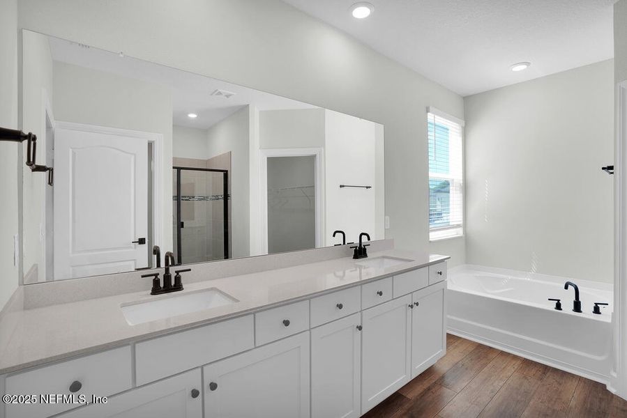 Furnished interior view inside a new home in Westport Landing, Jacksonville (Image 10).