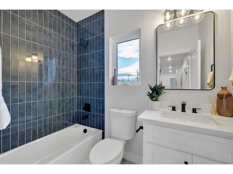 Furnished interior view inside a new home in , Denver (Image 39).
