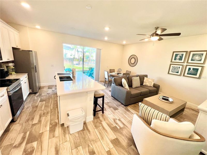 Furnished interior view inside a new home in , Kissimmee (Image 31).