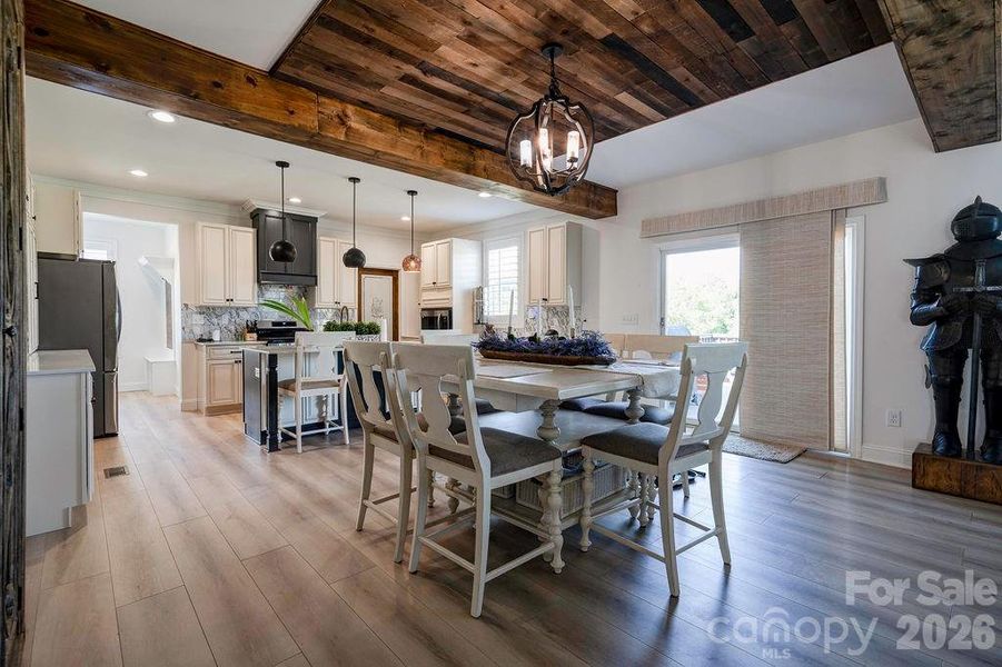 Dining Space and Kitchen Space