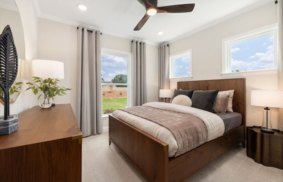 Representative furnished interior of a home built from the Continental by Pulte Homes in The Preserve at Marks Creek, Knightdale (Image 26). Representative furnished interior of a home built from the Continental by Pulte Homes in The Preserve at Marks Creek, Knightdale (Image 26).