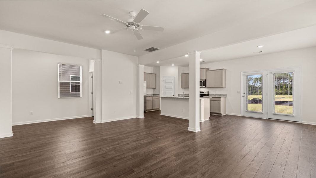 Spacious, unfurnished interior of a new home in Oakchase at Hampton, Hampton (Image 18). Spacious, unfurnished interior of a new home in Oakchase at Hampton, Hampton (Image 18).