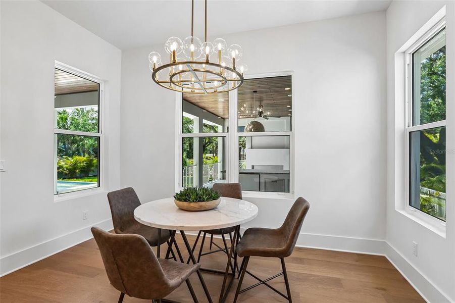 Furnished interior view inside a new home in , Tampa (Image 54).