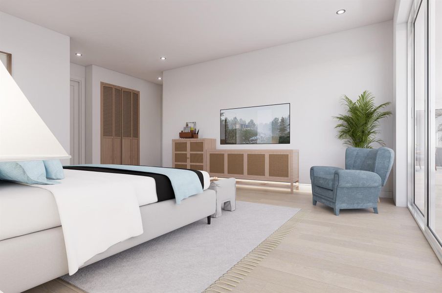 Furnished interior view inside a new home in , West Palm Beach (Image 12).