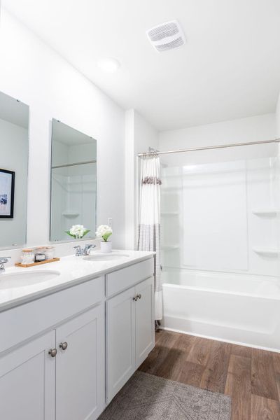 Furnished interior view inside a new home in Pine Hills at Cane Bay, Summerville (Image 9).