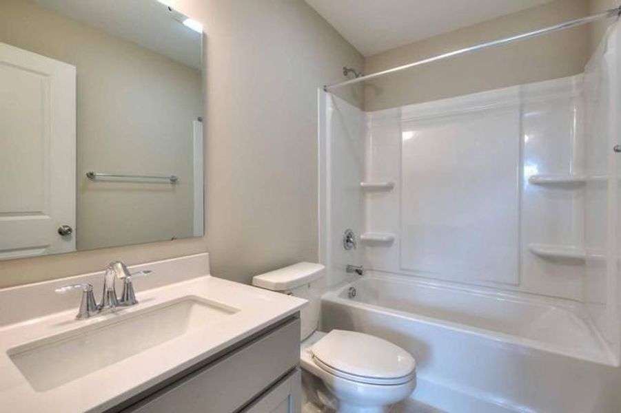 Representative furnished interior of a home built from the Sinclair by True Homes in Edgewater - Harbor Pointe, Lancaster (Image 6).