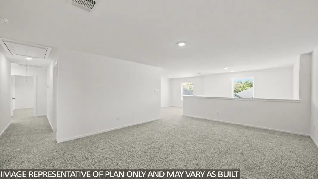 Representative unfurnished interior of a home built from the Chisholm by D.R. Horton in Audra Oaks, Denton (Image 18).