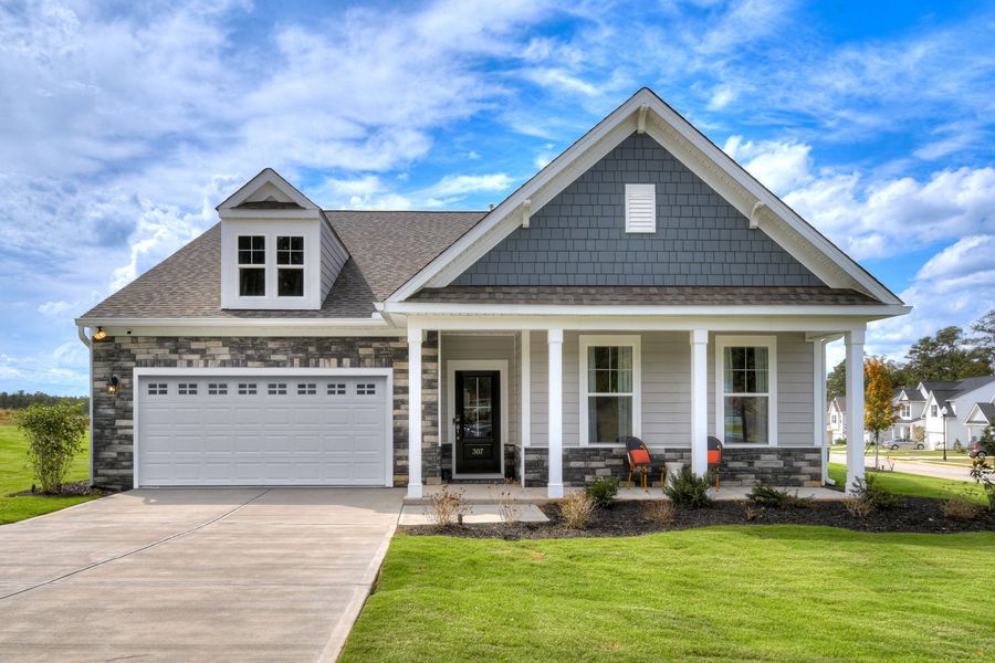 Representative exterior photo of a completed home built from the The Easton by Stanley Martin Homes in Portrait Hills, Aiken, SC (Image 20).