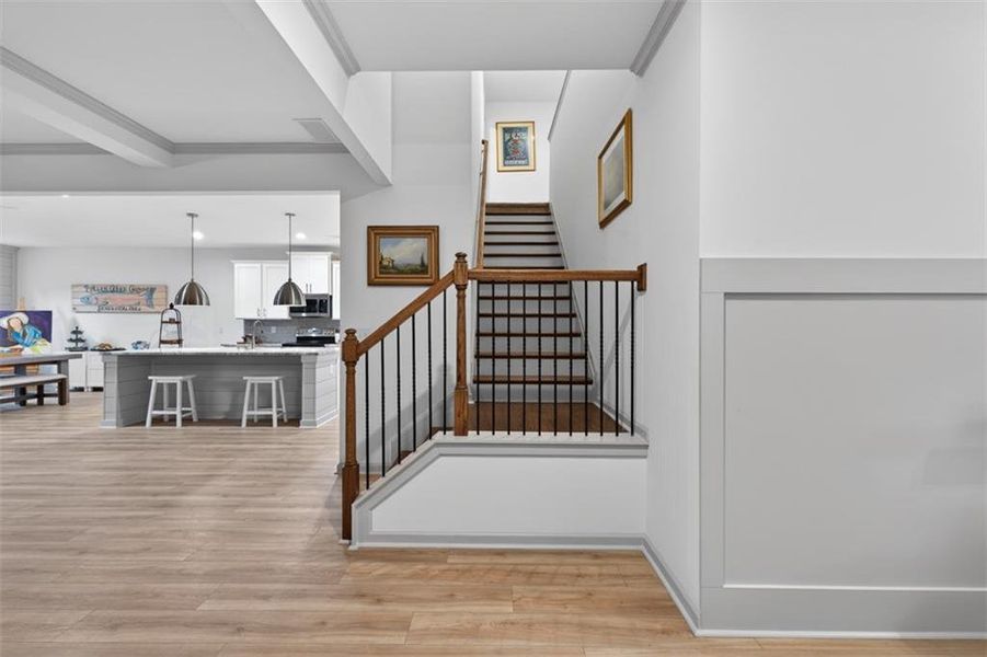 Furnished interior view inside a new home in , Winder (Image 18).