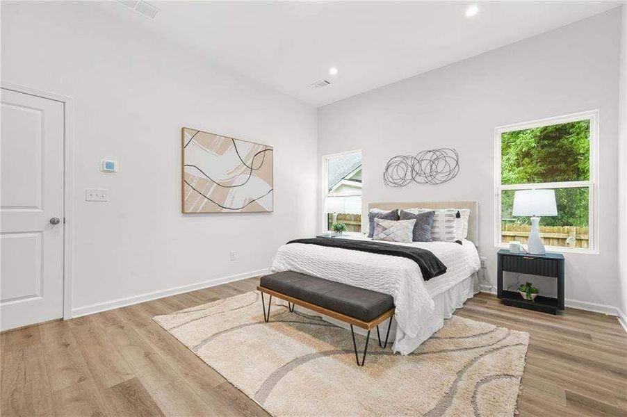Furnished interior view inside a new home in , Atlanta (Image 7).