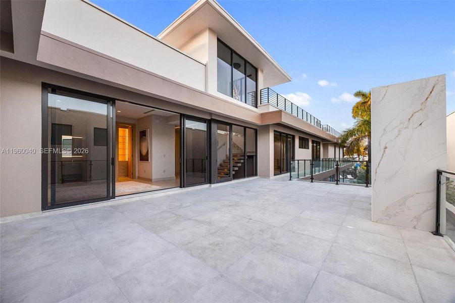 Second floor patio Second floor patio