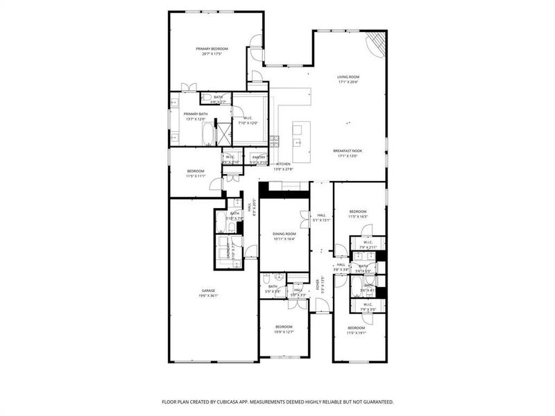 2D floor plan layout of this home in , Aubrey, TX (Image 5).