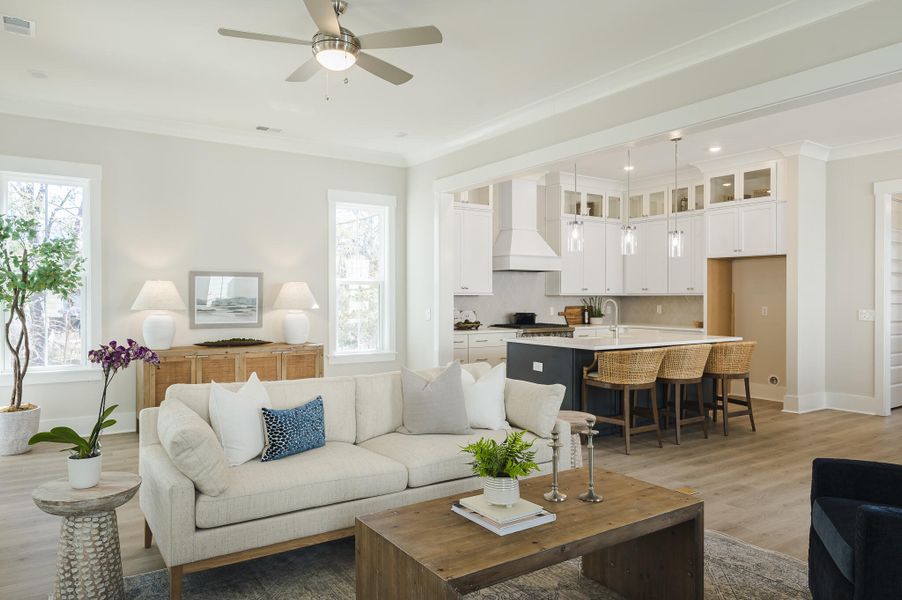 Furnished interior view inside a new home in Ferryboat Landing, Charleston (Image 23).