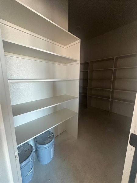 HUGE pantry adjoined storage room HUGE pantry adjoined storage room