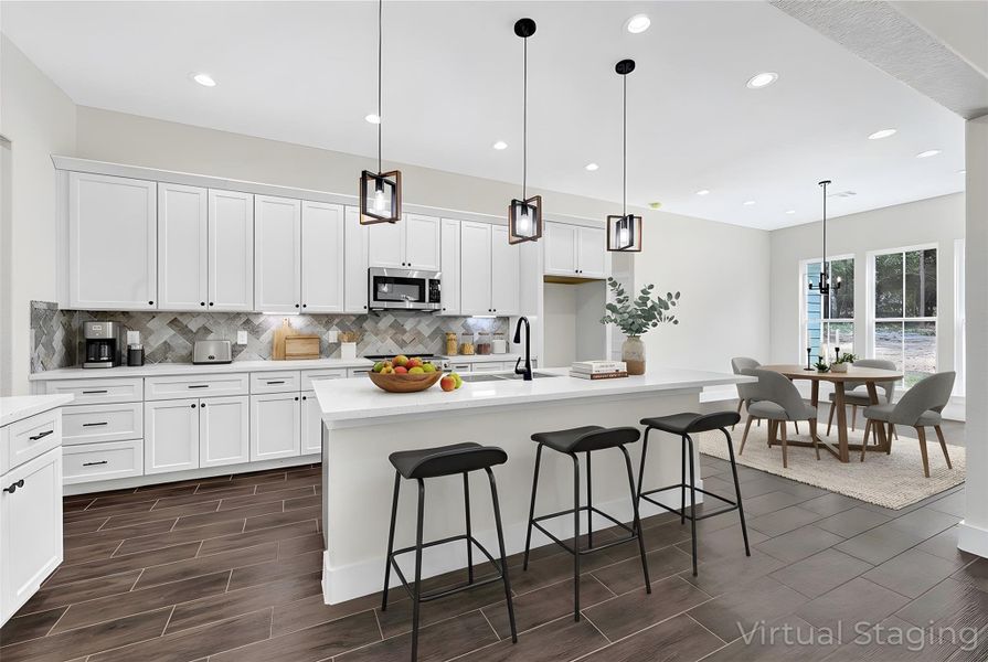 Furnished interior view inside a new home in , Plantersville (Image 6).