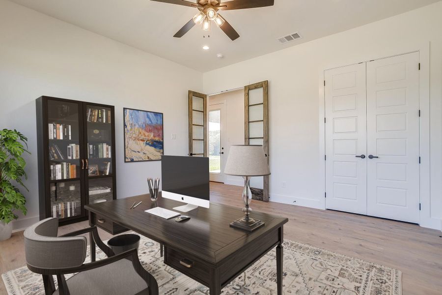 Representative furnished interior of a home built from the The San Antonio by Kenmark Homes in Rocky Top Ranch, Reno (Image 2).