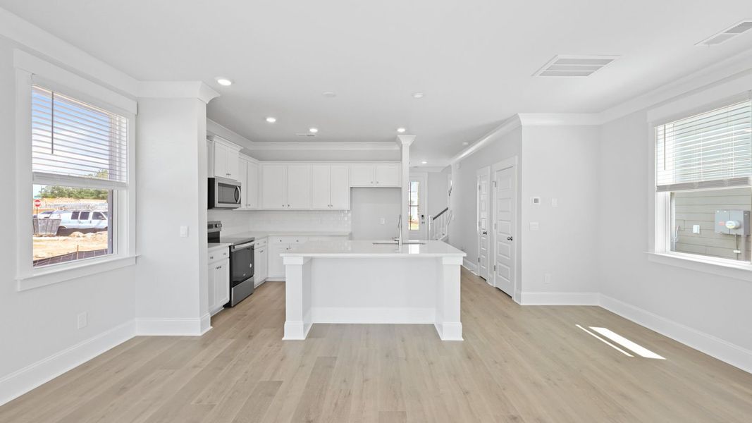 Furnished interior view inside a new home in Sheep Island, Summerville (Image 10).