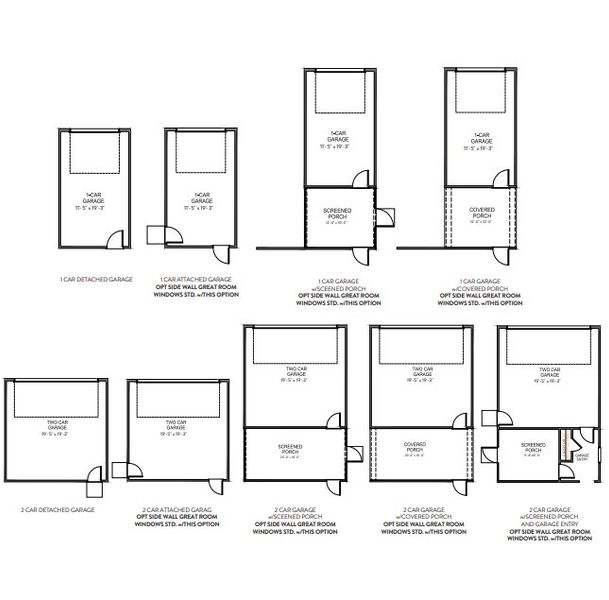 2D floor plan layout for the Seville II by True Homes in Colvin Park, Rock Hill, SC (Image 21).