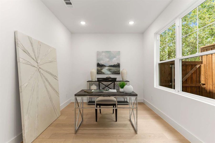 Furnished interior view inside a new home in , McKinney (Image 24).