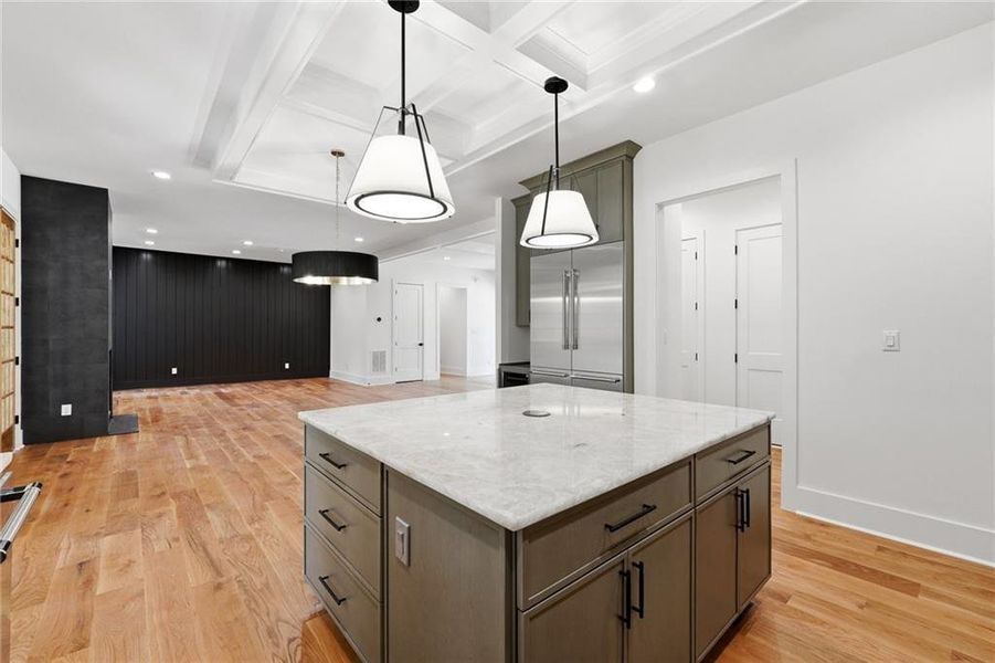Furnished interior view inside a new home in , Atlanta (Image 40).