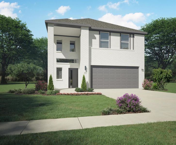 Oak exterior rendering