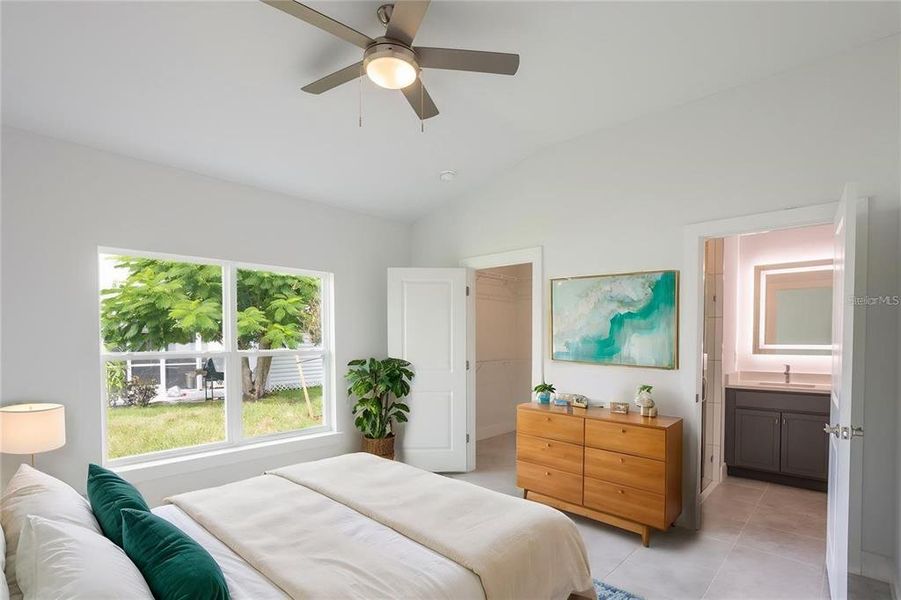 Furnished interior view inside a new home in , Port Charlotte (Image 17). Furnished interior view inside a new home in , Port Charlotte (Image 17).