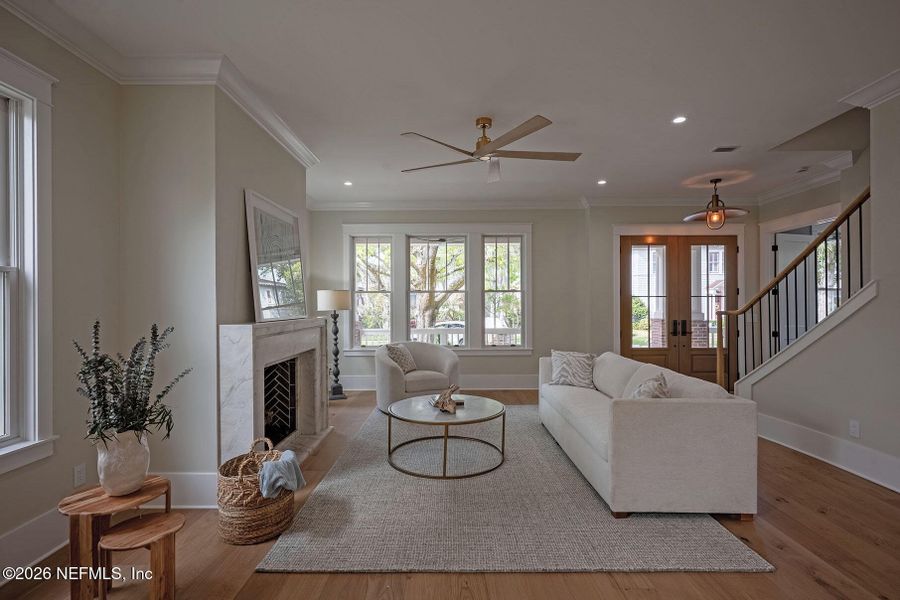 Furnished interior view inside a new home in , Jacksonville (Image 77).