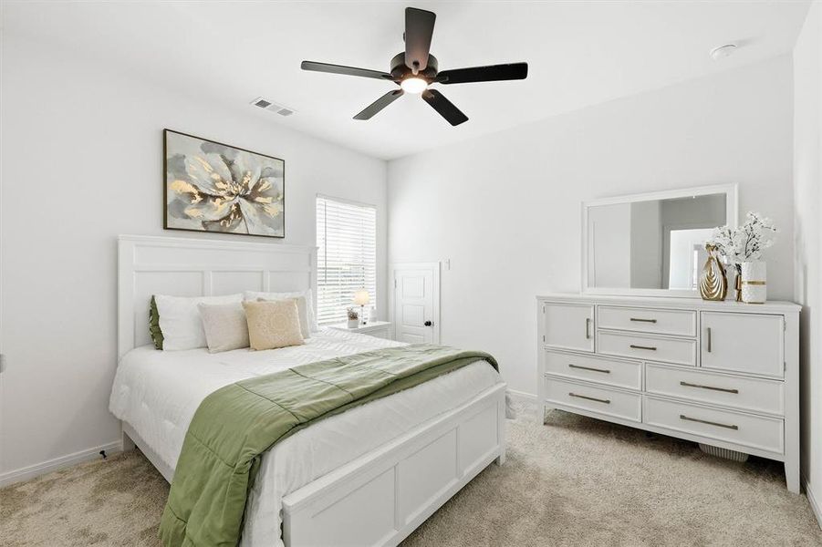 Furnished interior view inside a new home in Pecan Square - Gardens, Northlake (Image 5). Furnished interior view inside a new home in Pecan Square - Gardens, Northlake (Image 5).