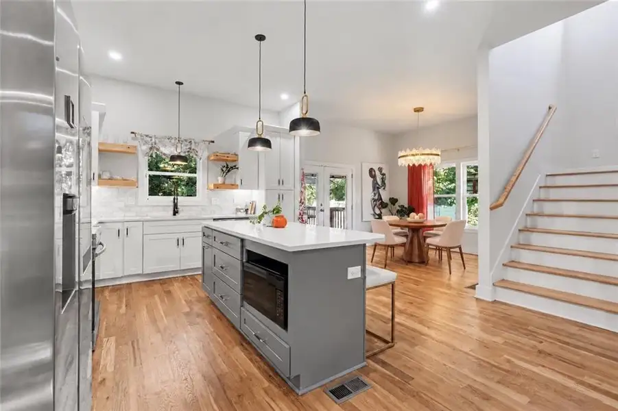 Furnished interior view inside a new home in , Atlanta (Image 8).