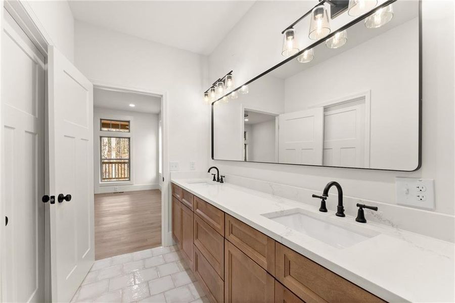 Furnished interior view inside a new home in , Dawsonville (Image 16).