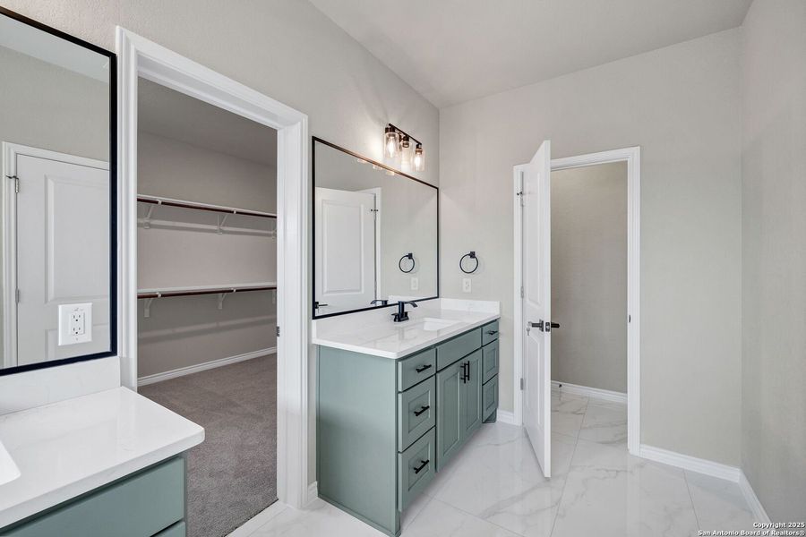 Furnished interior view inside a new home in , Elmendorf (Image 17).