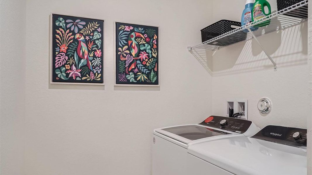 Galen Model laundry room
