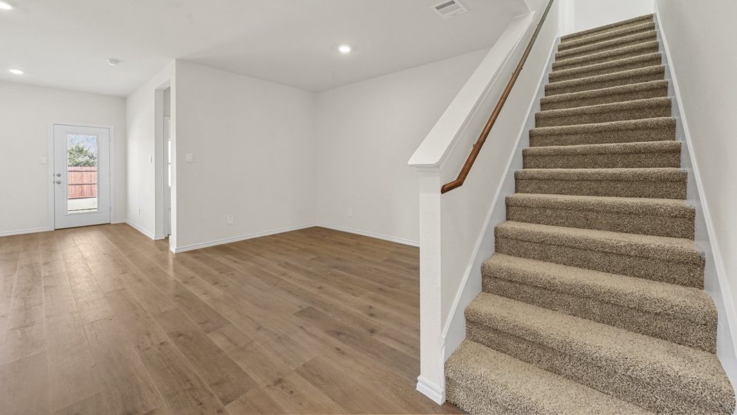Representative unfurnished interior of a home built from the Ozark by D.R. Horton in Bel Air Village, Sherman (Image 11).