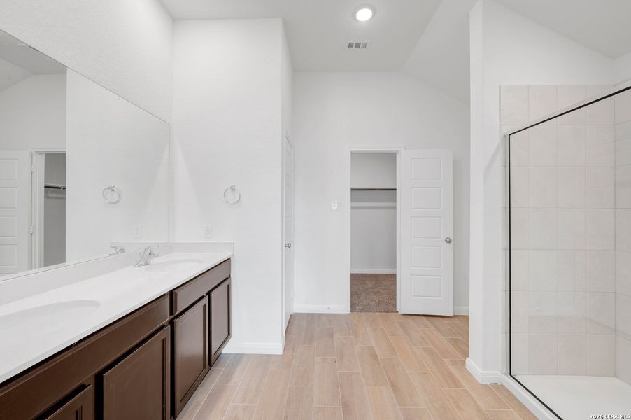 Furnished interior view inside a new home in Chaparral Ranch, Floresville (Image 12).