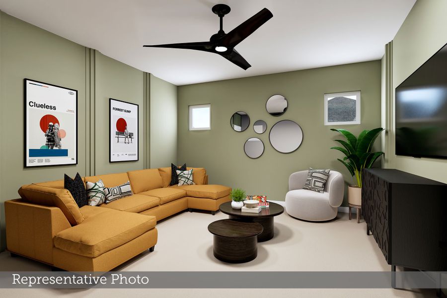 Furnished interior view inside a new home in Two Step Farm - Enclave Collection, Montgomery (Image 4). Furnished interior view inside a new home in Two Step Farm - Enclave Collection, Montgomery (Image 4).