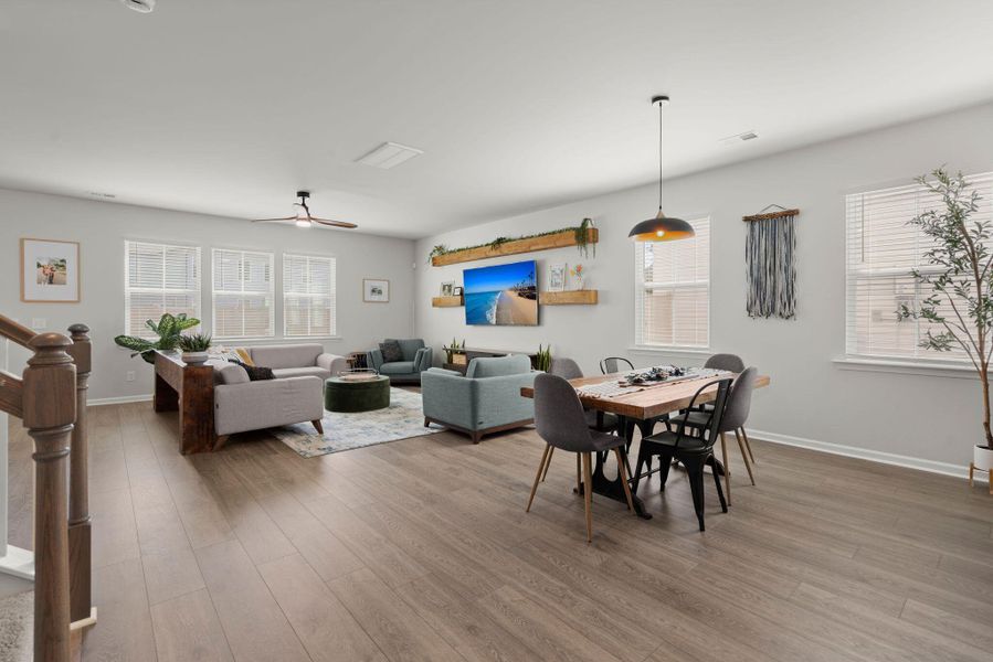 Furnished interior view inside a new home in Lindera Preserve at Cane Bay Plantation, Summerville (Image 15).