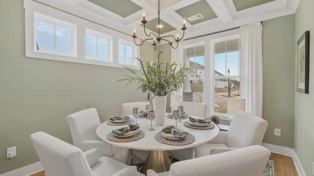 Representative furnished interior of a home built from the Finley by DRB Homes in Barton Hollow Single Family Homes, Fountain Inn (Image 5).
