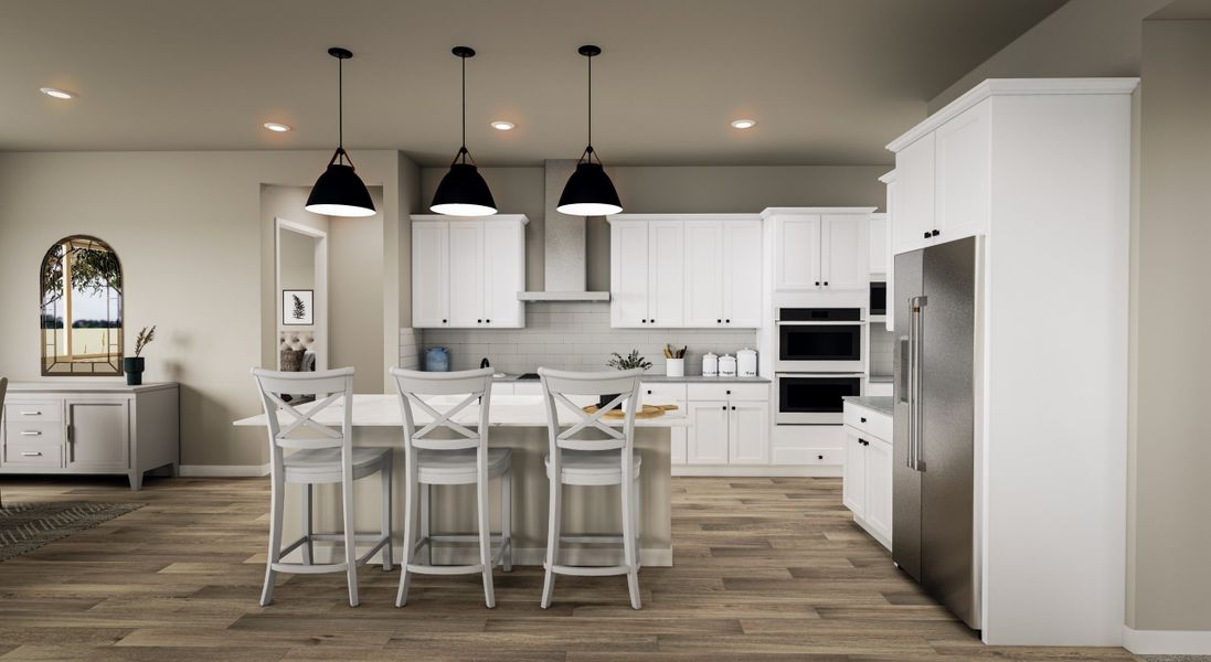 Representative furnished interior of a home built from the Dahlia Plan 5006 by Tri Pointe Homes in Soleo, San Tan Valley (Image 5).