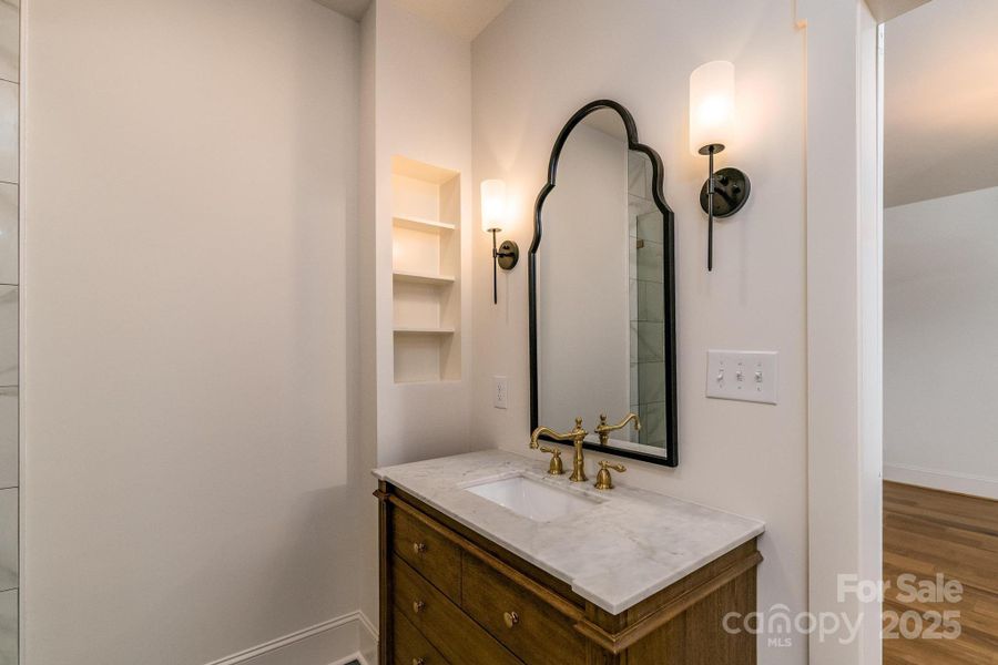 Furnished interior view inside a new home in , Cleveland (Image 12).