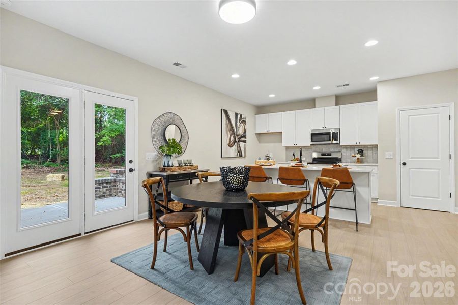 Furnished interior view inside a new home in , Monroe (Image 9).