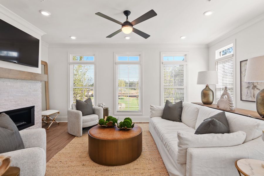 Representative furnished interior of a home built from the The Benton I by The Providence Group in Ecco Park, Alpharetta (Image 30).