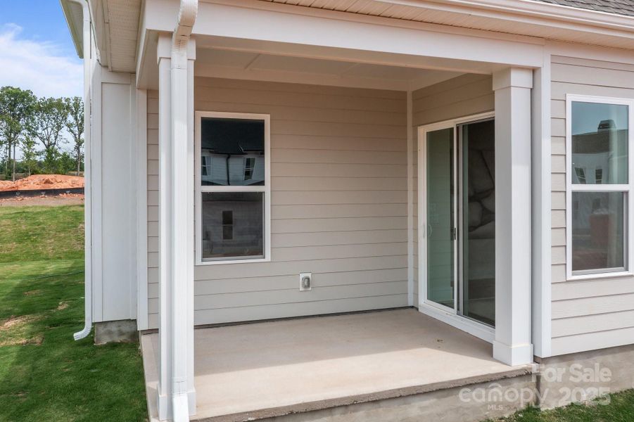 Front exterior of a new home in Lakeside Pointe, Sherrills Ford, NC, highlighting curb appeal (Image 31).