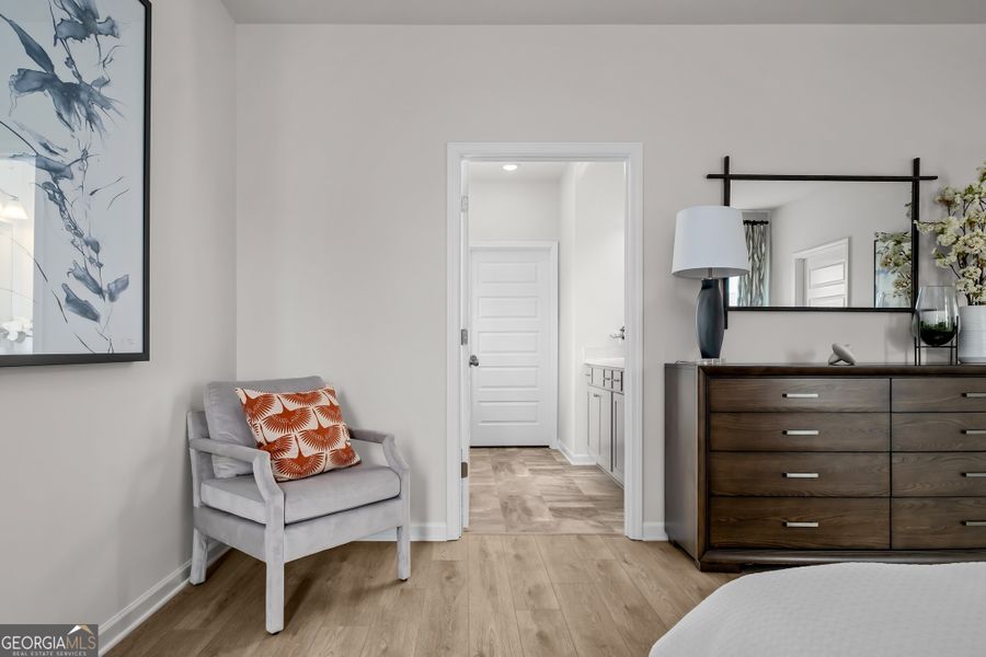 Furnished interior view inside a new home in Cobblestone Crossing Commons, Warner Robins (Image 30).