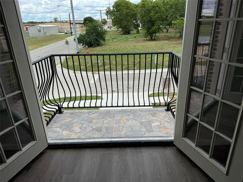 Beautiful Balcony for your relaxation when you are in bedroom no 3 upstairs