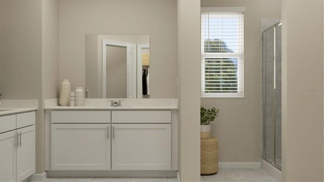 Furnished interior view inside a new home in Bridgewalk, St. Cloud (Image 10).